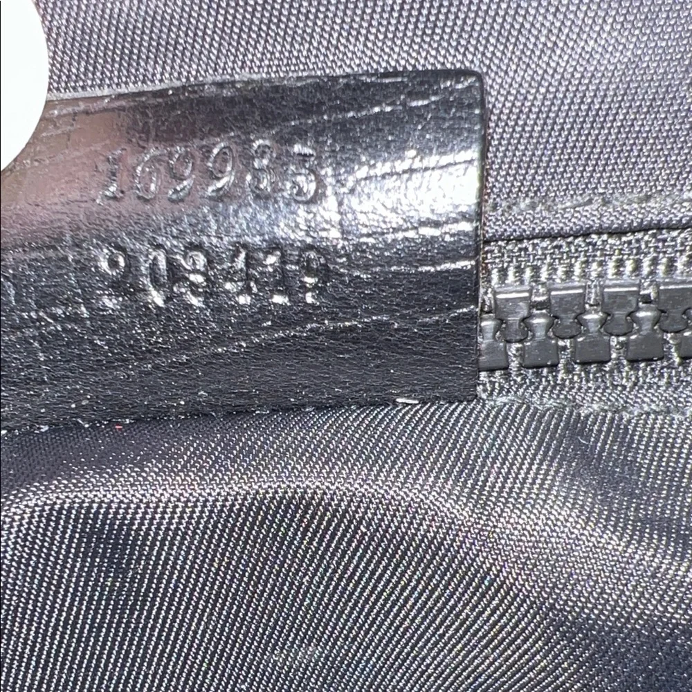 Gucci Dark Gray Monogram Messenger Bag - Picture 9 of 12